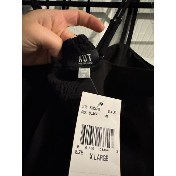 KUT Black Tie Top Maxi Dress - Picture 2 of 5